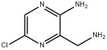 3-(AMinoMethyl)-5-chloropyrazin-2-aMine 化学構造式