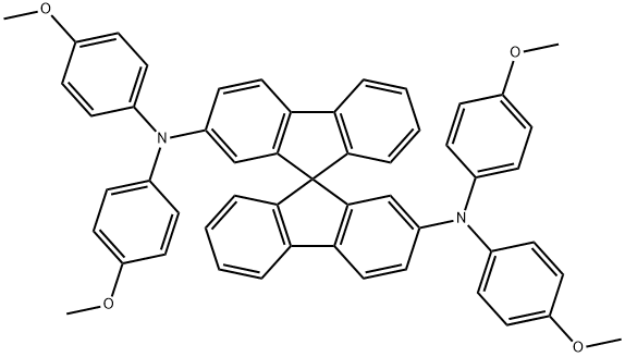 2,2'-MeO-スピロ-TPD 化学構造式