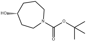 (R)-1-BOC-氮杂环庚烷-4-醇, 1174020-39-3, 结构式