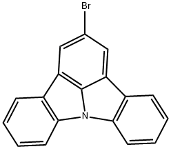 2-溴吲哚并[3,2,1-JK]咔唑,1174032-81-5,结构式