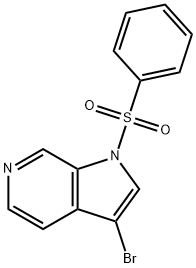 1-Benzenesulfonyl-3-broMo-1H-pyrrolo[2,3-c]pyridine|1-苯磺酰基-3-溴-6-氮杂吲哚
