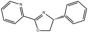 (S)-2-(4-苯基-4,5-二氢-噁唑-2-基)-吡啶 结构式