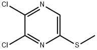 Pyrazine, 2,3-dichloro-5-(Methylthio)- Struktur