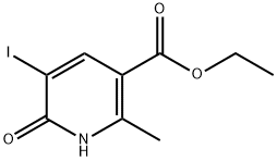 Ethyl 6-hydroxy-5-iodo-2-Methylnicotinate Structure