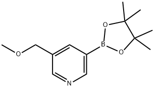 3-(MethoxyMethyl)-5-(4,4,5,5-tetraMethyl-1,3,2-dioxaborolan-2-yl)pyridine Struktur