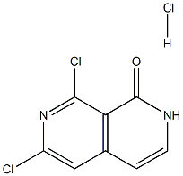 6,8-Dichloro-2,7-naphthyridin-1(2H)-one hydrochloride Struktur