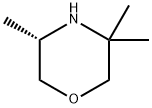 (5S)-3,3,5-Trimethylmorpholine 化学構造式