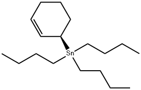 Tributyl(1R)-2-cyclohexen-1-yl-stannane Structure