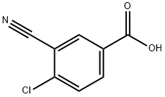 4-Chloro-3-cyanobenzoic acid Structure