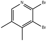 2,3 - 二溴-4,5 - 二甲基吡啶, 117846-57-8, 结构式