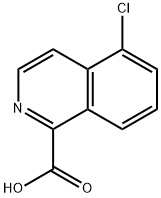 5-氯异喹啉羧酸, 1179149-33-7, 结构式