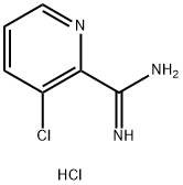 3-氯-吡啶-2-甲脒盐酸盐 结构式