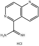 (口+奈)啶-5-甲酰亚胺酰胺盐酸盐,1179360-47-4,结构式