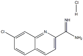 7-Chloroquinoline-2-carboxiMidaMide hydrochloride Structure