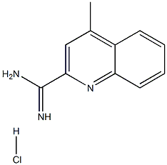 4-Methylquinoline-2-carboxiMidaMide hydrochloride Structure