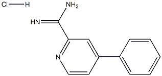 4-PhenylpicoliniMidaMide hydrochloride Struktur