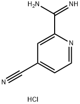 4-CyanopicoliniMidaMide hydrochloride 化学構造式