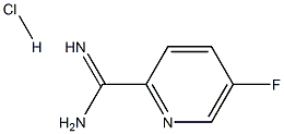 2-Pyridinecarboximidamide, 5-fluoro-, hydrochloride (1:1) Structure