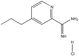 4-丙基皮考啉脒盐酸盐 结构式