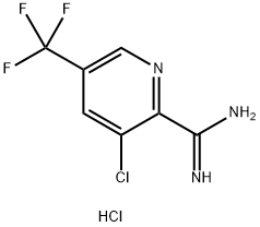 3-chloro-5-(trifluoromethyl)picolinimidamide hydrochloride Struktur