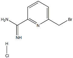 6-(BroMoMethyl)picoliniMidaMide hydrochloride 化学構造式