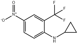 N-Cyclopropyl-4-nitro-2-(trifluoroMethyl)aniline Structure