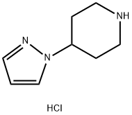 4-(1H-Pyrazol-1-yl)-piperidine 2HCl 化学構造式