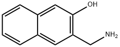 3-(アミノメチル)-2-ナフトール 化学構造式