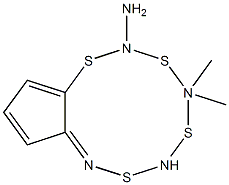 5,6-dihydro-4,4-diMethyl-4H-cyclopentathiazol-2-aMine Struktur
