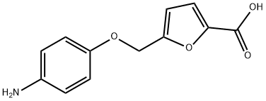 5-[(4-aMinophenoxy)Methyl]furan-2-carboxylic acid Struktur