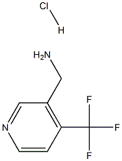 4-三氟甲基-3-吡啶甲胺盐酸盐,1185138-23-1,结构式