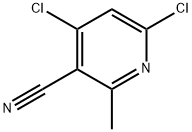 4,6-DICHLORO-2-METHYLNICOTINONITRILE 结构式
