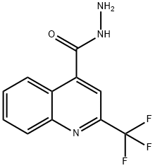 2-三氟甲基喹啉-4-甲酰肼 结构式