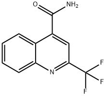 4-Quinolinecarboxamide, 2-(trifluoromethyl)- Structure