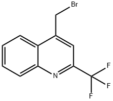 Quinoline, 4-(bromomethyl)-2-(trifluoromethyl)- Struktur