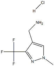 (3-(Trifluoromethyl)-1-methyl-1H-pyrazol-4-yl)methanamine hydrochloride ,97%