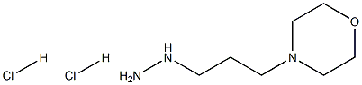 1-(3-吗啉基丙基)肼二盐酸盐 结构式