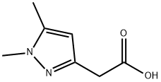 2-(1,5-二甲基-1H-吡唑-3-基)乙酸,1185292-77-6,结构式