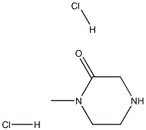 1-Methylpiperazin-2-one dihydrochloride Structure