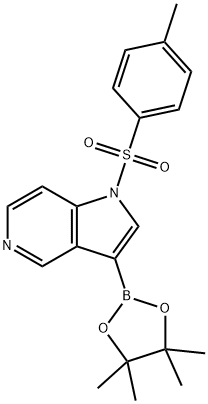 1-Tosyl-5-azaindole-3-boronic acid pinacol ester Struktur