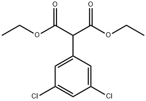Propanedioic acid, 2-(3,5-dichlorophenyl)-, 1,3-diethyl ester Structure