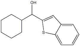 Benzo[b]thiophene-2-Methanol, α-cyclohexyl- Struktur