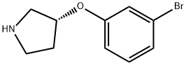 (R)-3-(3-BroMophenoxy)-pyrrolidine HCl Struktur