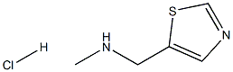 N-Methyl-1-(thiazol-5-yl)MethanaMine hydrochloride Struktur