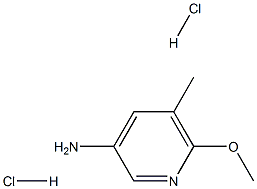 3-氨基-6-甲氧基-5-甲基吡啶盐酸盐, 1187929-66-3, 结构式