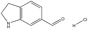 吲哚啉-6-甲醛盐酸盐, 1187932-96-2, 结构式