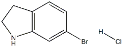 6-bromoindoline hydrochloride Struktur