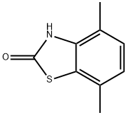 4,7-Dimethyl-2(3H)-benzothiazolone Structure