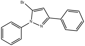5-BroMo-1,3-diphenyl-1H-pyrazole Struktur