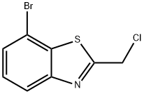 2-氯甲基-7-溴苯并噻唑, 1188233-96-6, 结构式